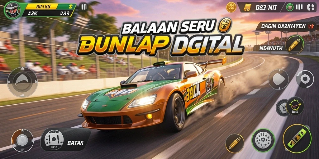 Gameplay balapan seru dan menegangkan di 33ZK.