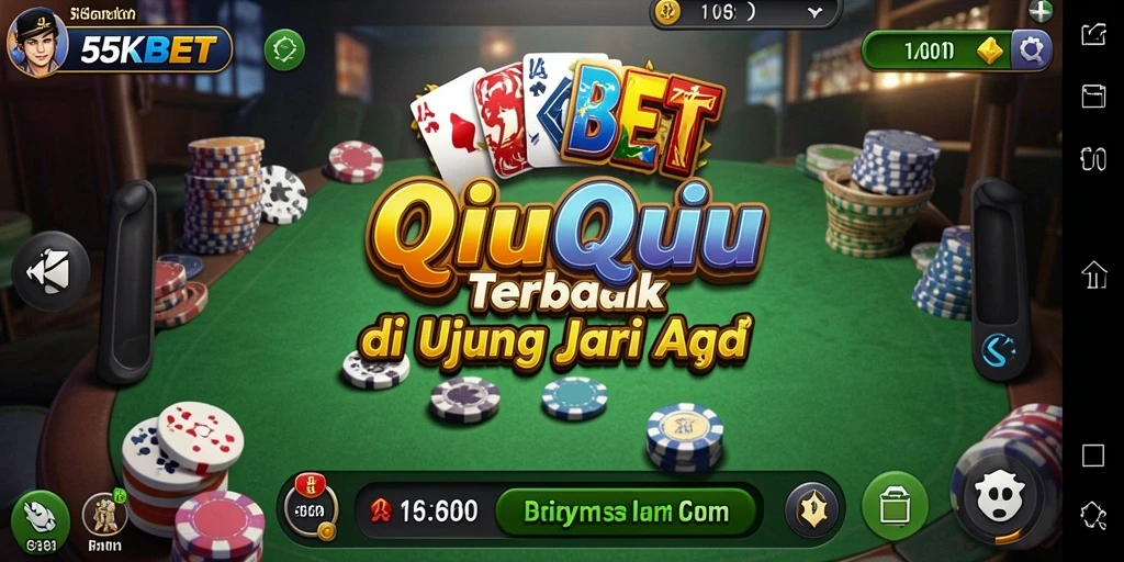 Tampilan gameplay menarik dari 55KBET saat bermain QiuQiu.