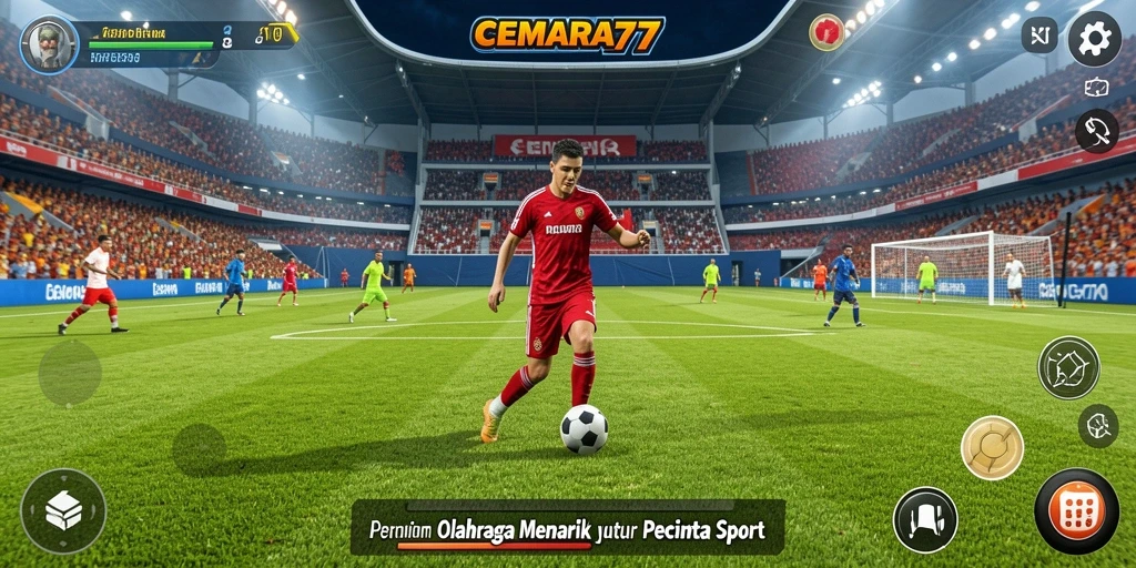 Gameplay CEMARA77 yang menegangkan dan seru dalam olahraga.