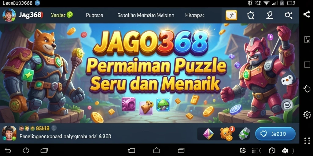 Tampilan gameplay JAGO368 yang menarik dalam genre Puzzle.