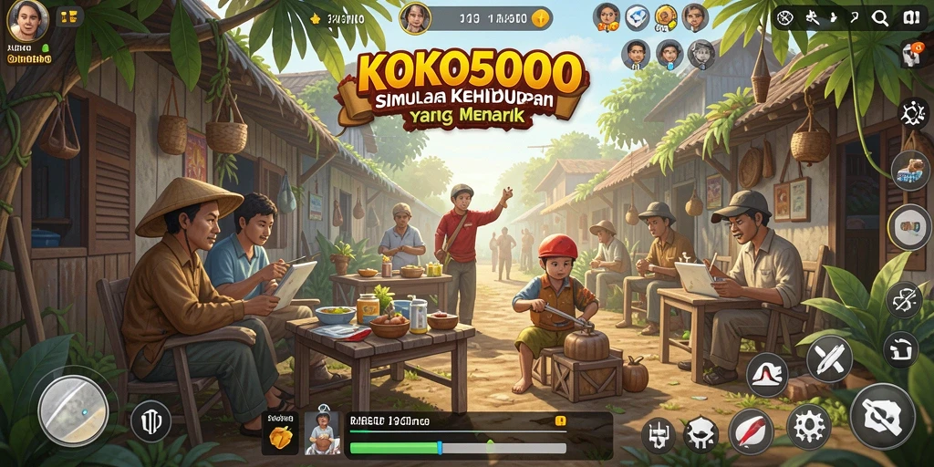 Tampilan gameplay KOKO5000 yang menarik dan interaktif.