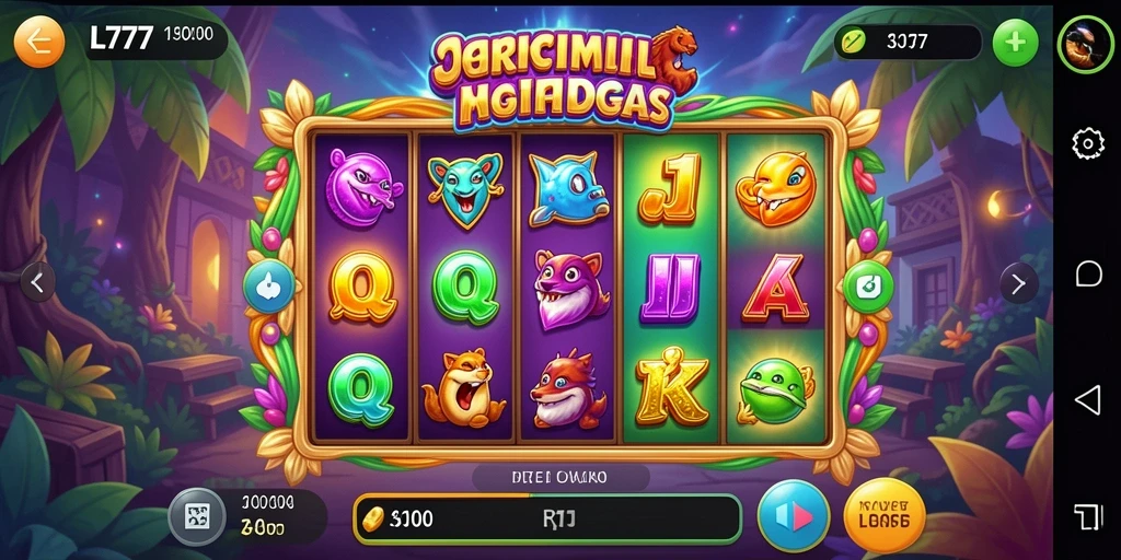 Screenshot utama L777 menampilkan gameplay slot yang mengasyikkan.