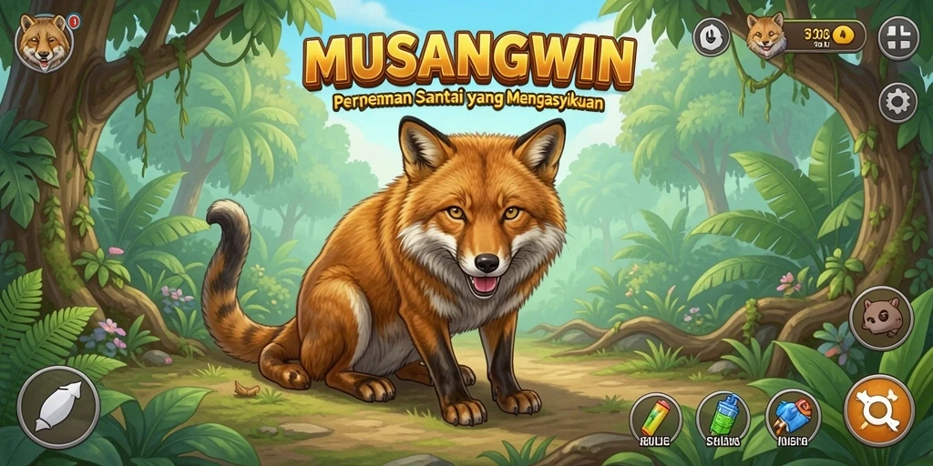 Tampilan gameplay MUSANGWIN yang mengasyikkan dan interaktif.