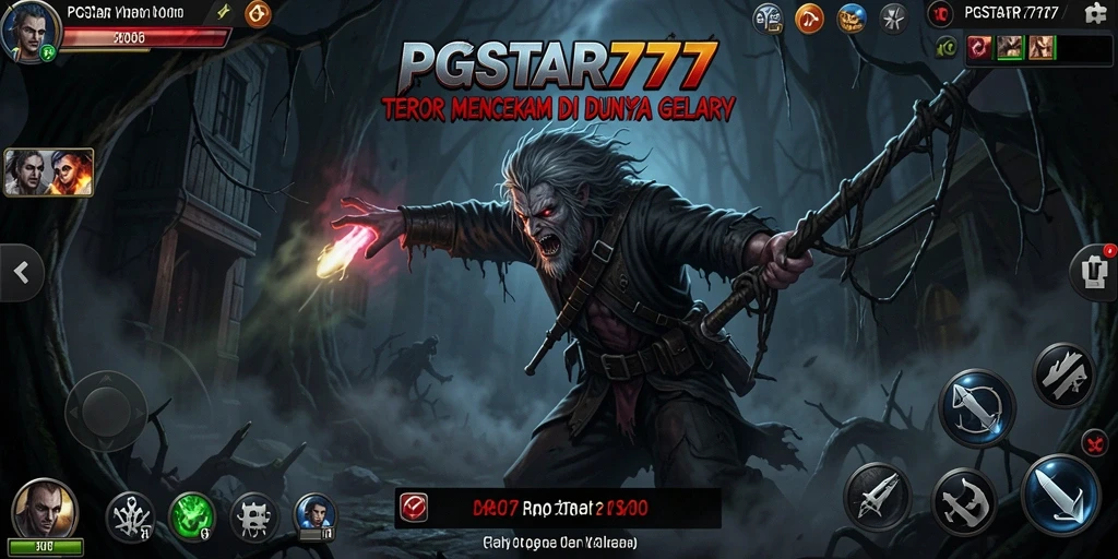 Screenshot menampilkan gameplay PGSTAR777 dengan atmosfer horor yang mendalam.