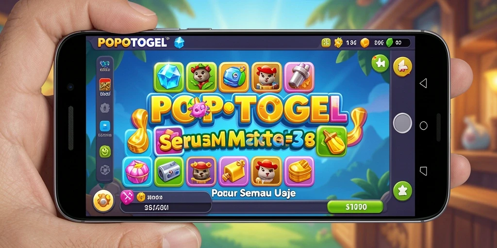Gameplay seru POPOTOGEL dengan tantangan Match-3 yang menakjubkan.