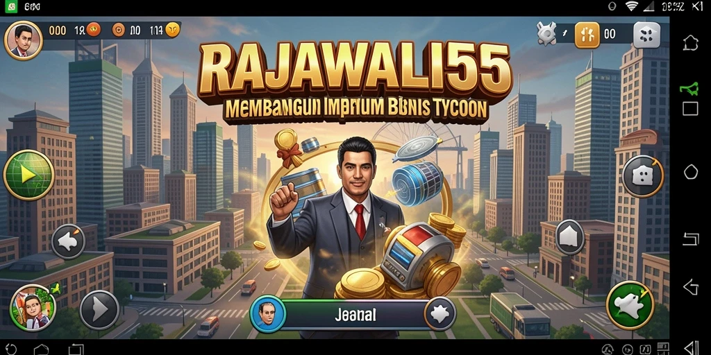 Tampilan dinamis gameplay RAJAWALI55 yang menantang.