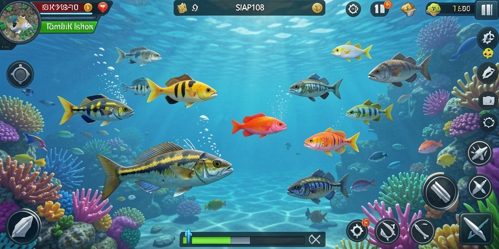 Tangkapan ikan yang menantang dalam gameplay SIAP108.